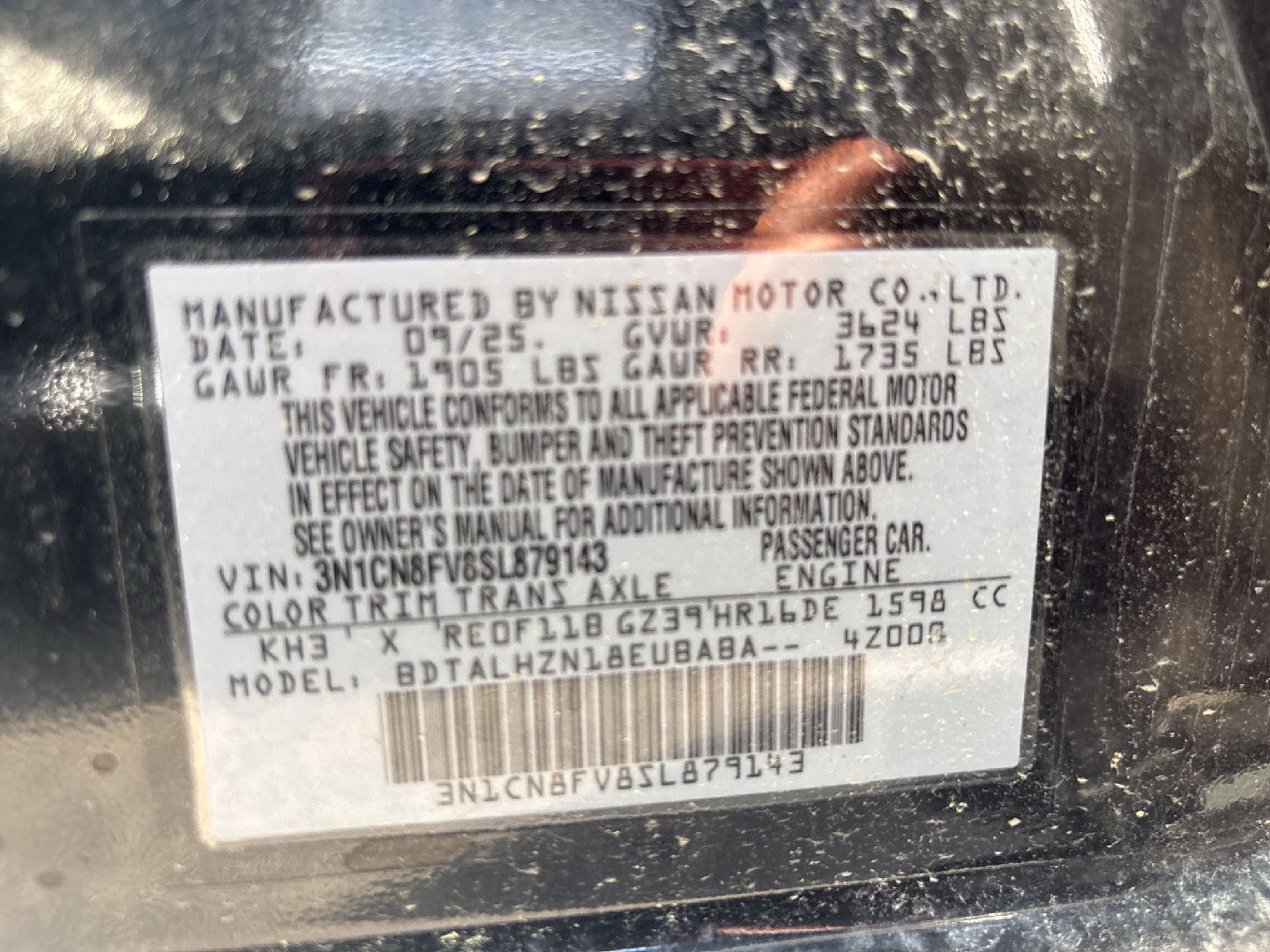 Nissan Versa Sr 2025